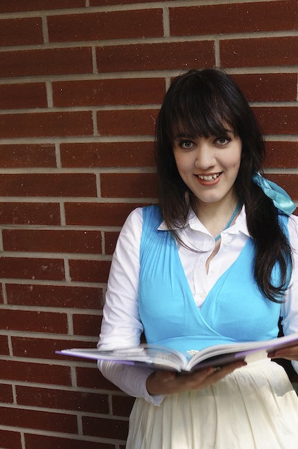 Nose stuck in a book