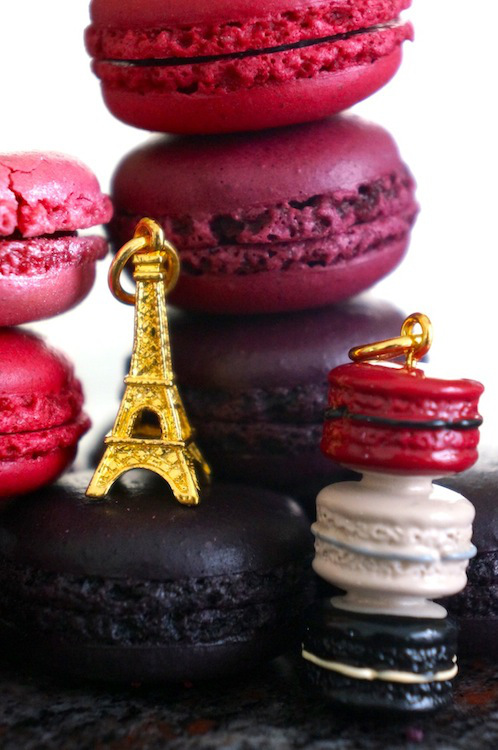 Laduree keychain and macaroons