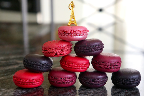 Laduree keychain and macaroons