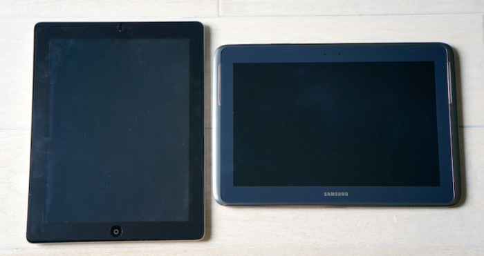 ipad and galaxy no box