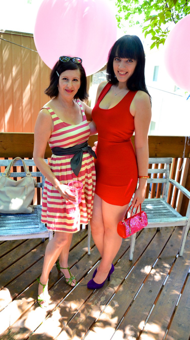 Sage and Antonia at the Jeanne Lottie 28th anniversary party