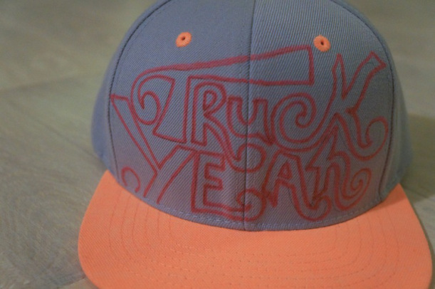truck yeah hat grey halfway