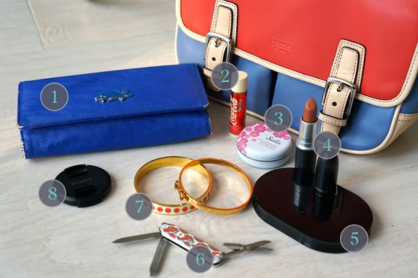 what's in my coach purse