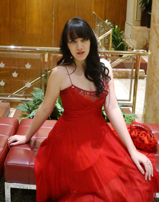 sage red badgley mischka dress 2