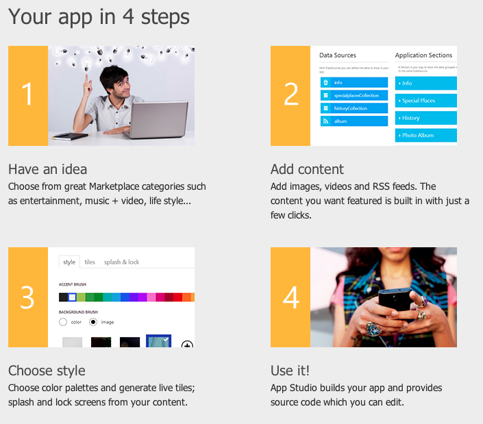 windows phone app builder