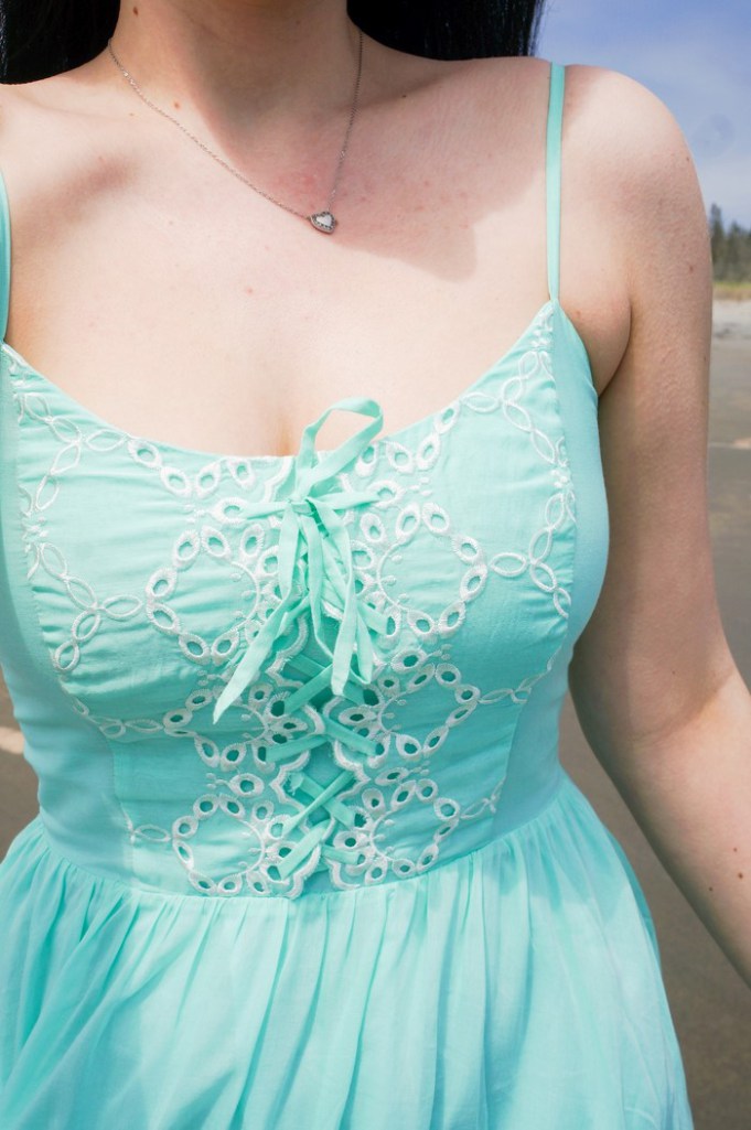 sage_teal_guess_dress_beach_detail_lace