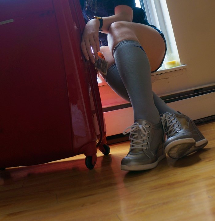 sage soxxy socks silver shoes