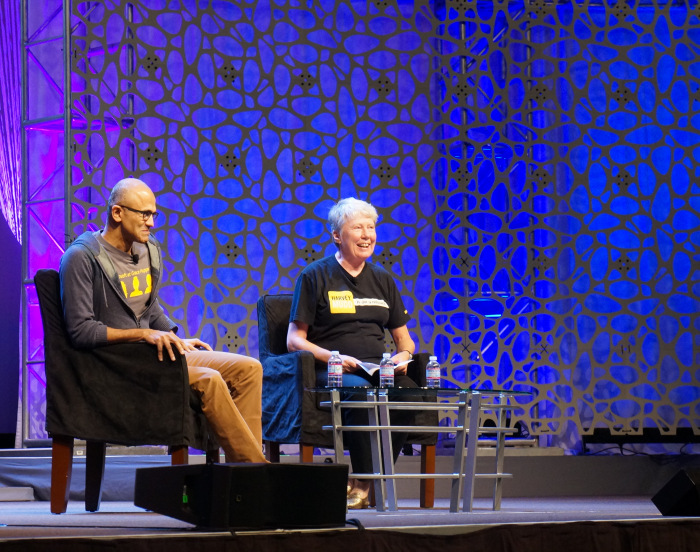 satya_nadella_grace_hopper_maria_klawe_interview_2014