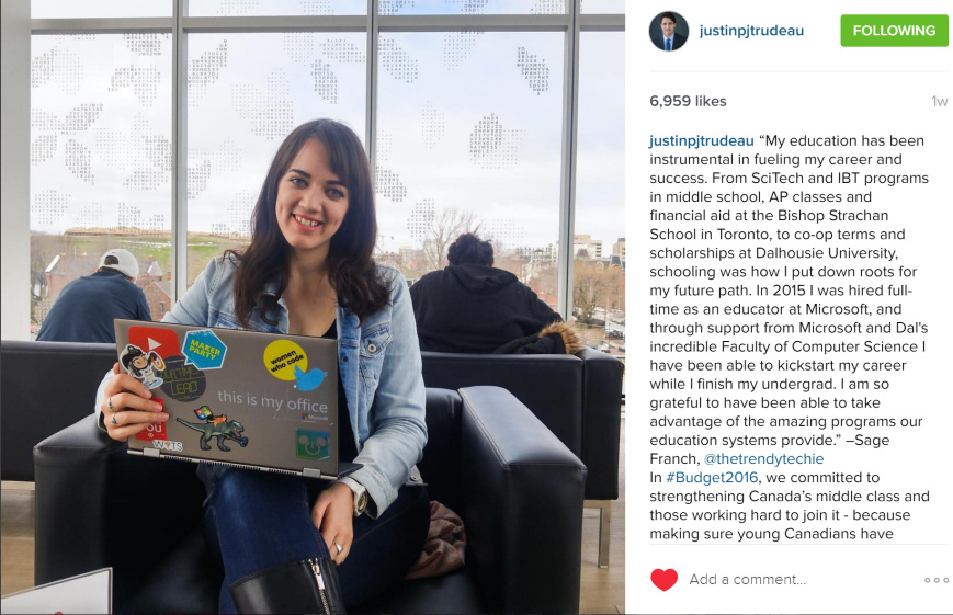 education_can_sage_franch_justin_trudeau_instagram