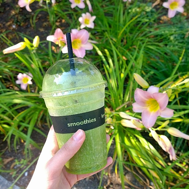 Refresh and replenish. My second green beverage of the day.