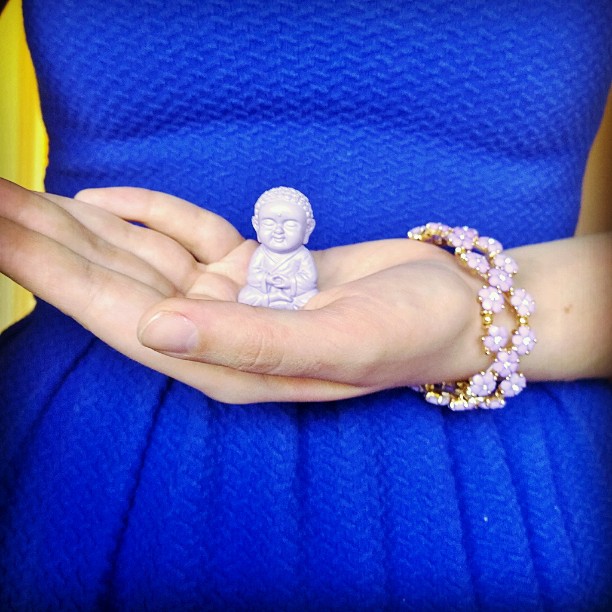 Happy long weekend from me and baby Buddha!