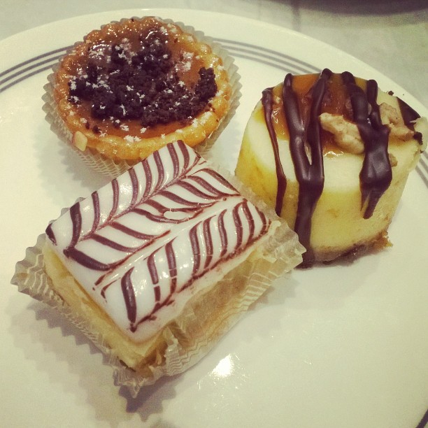 Beautiful selection of pastries at Holts café!