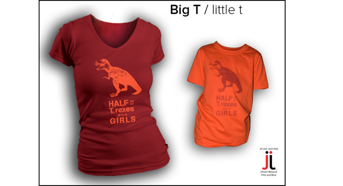 Jill and Jack Kids T. Rex shirt