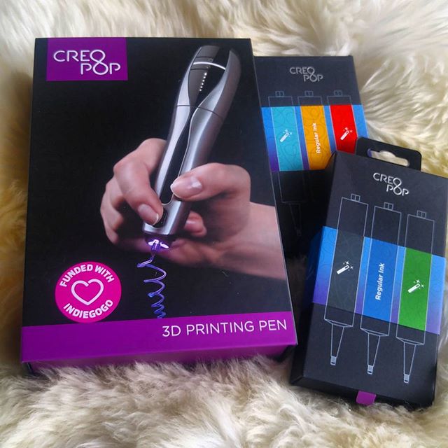 Just got my #CreoPop 3D printing pen in the mail! Unboxing this beauty on Snapchat - add me @sageharmony to see for yourself!