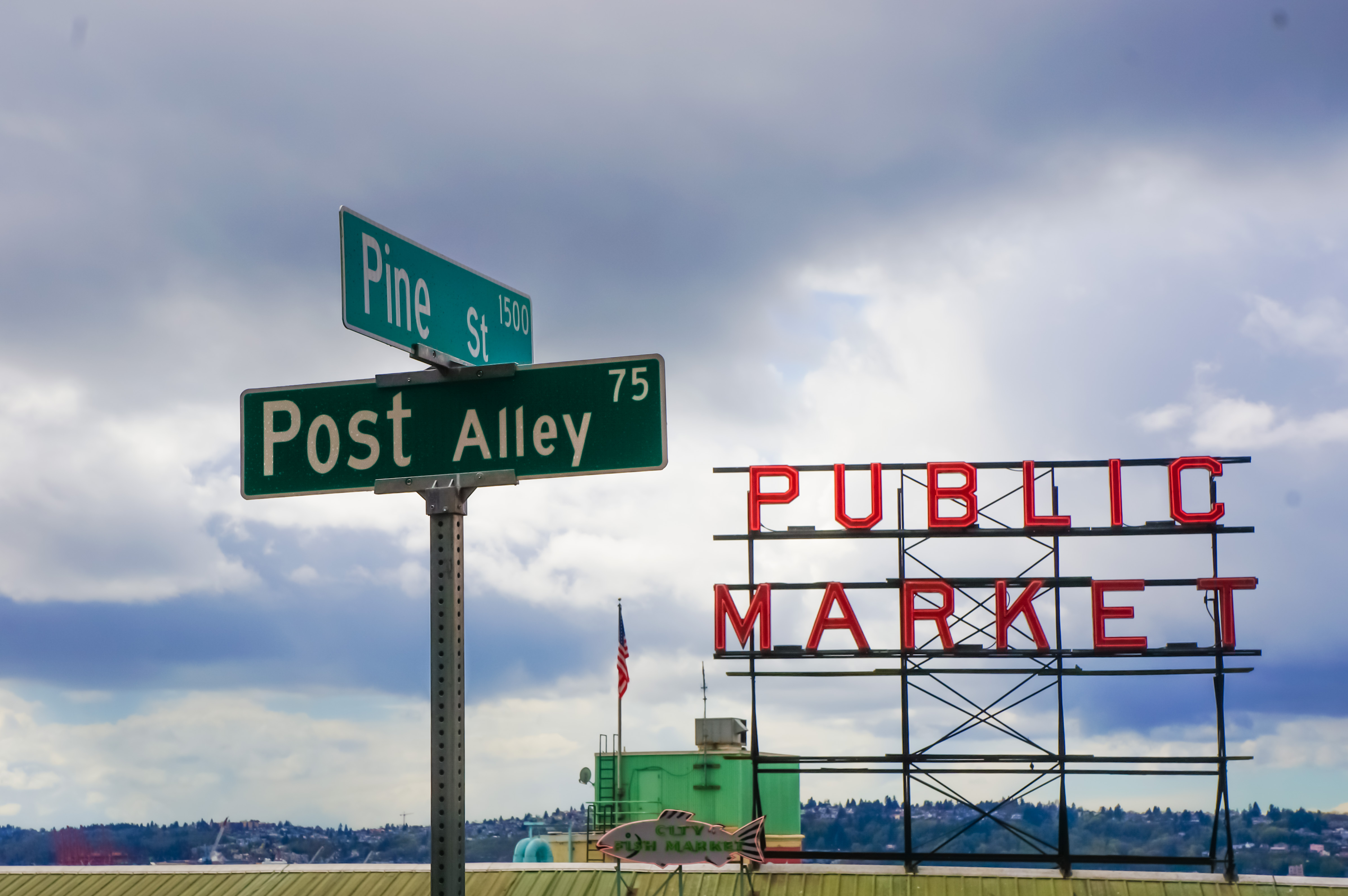 Late Spring in Seattle: A Rainy Day at Pike Place