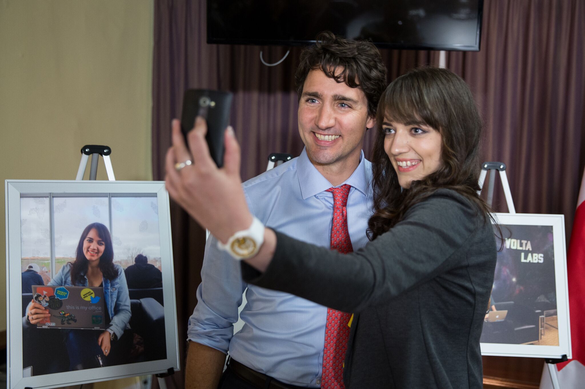 Trendy Techie Meets Prime Minister Trudeau